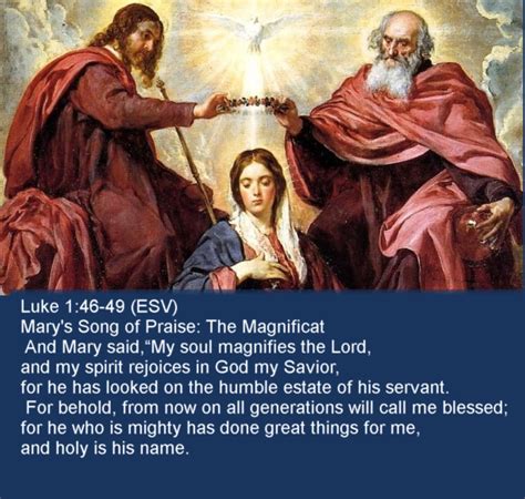 The Song of Mary: Magnificat.
